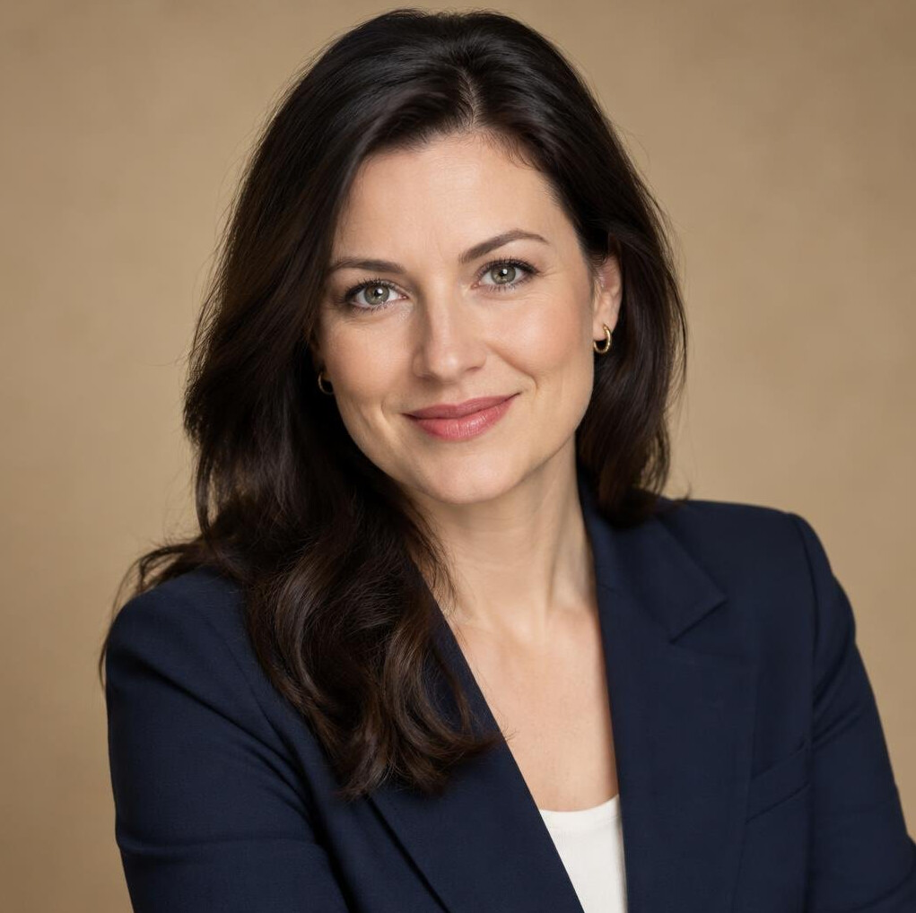 Portrait of a woman editor-in-chief